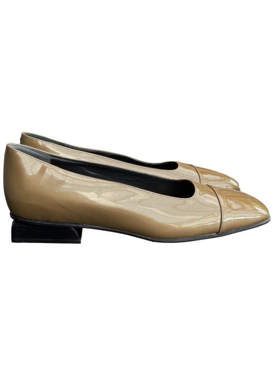 Bally Shoes - New Vintage Bally Trives Bronze Square Heel/Toe Patent Leather Loafer (5.5)